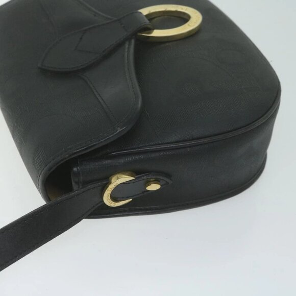 Christian Dior Trotter Canvas Shoulder Bag Black Auth yk10545 - Picture 6 of 16
